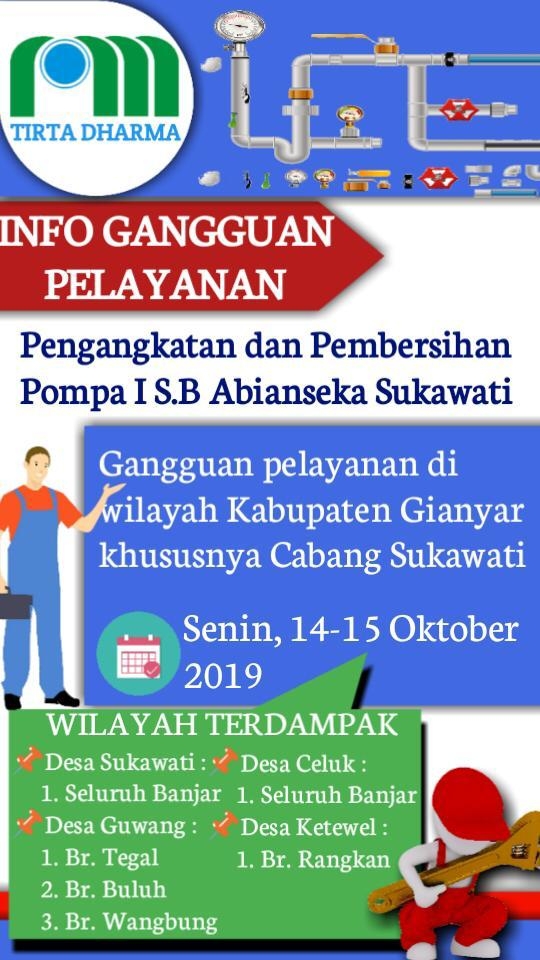 Info berita,Layanan PDAM,Kegiatan PDAM,gangguan layanan pdam,Berita PDAM,PERUMDA AMTS,PERUMDA AMTS Kabupaten Gianyar