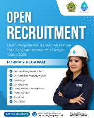 SELEKSI CALON PEGAWAI PERUMDA AIR MINUM TIRTA SANJIWANI KABUPATEN GIANYAR TAHUN 2025